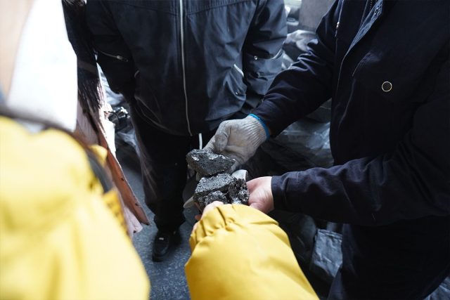 Boron carbide blocks - display