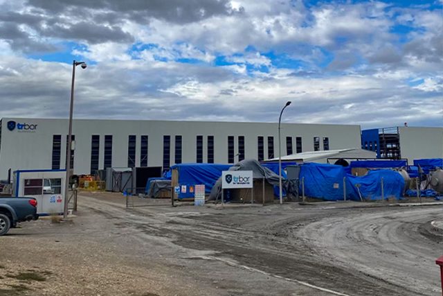 Boron carbide plant under construction